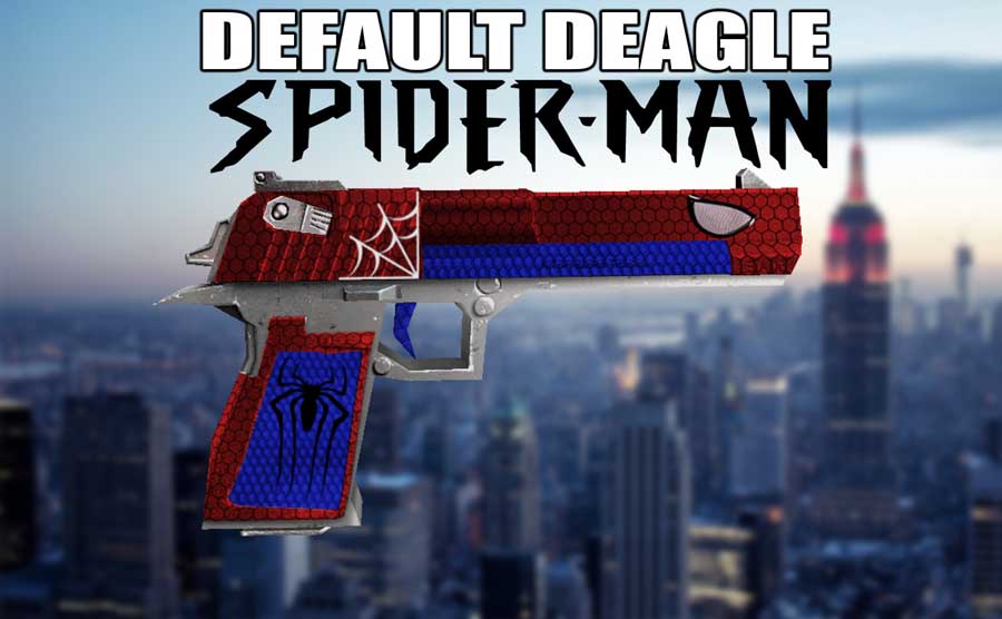 Скачать Модель Default Deagle Spiderman для CS 1.6