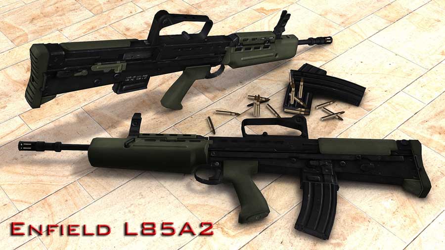 Скачать Модель Lynx's Enfield L85A2 для CS 1.6