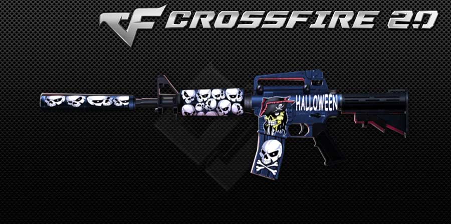 Скачать Модель M4A1-S Halloween для CS 1.6