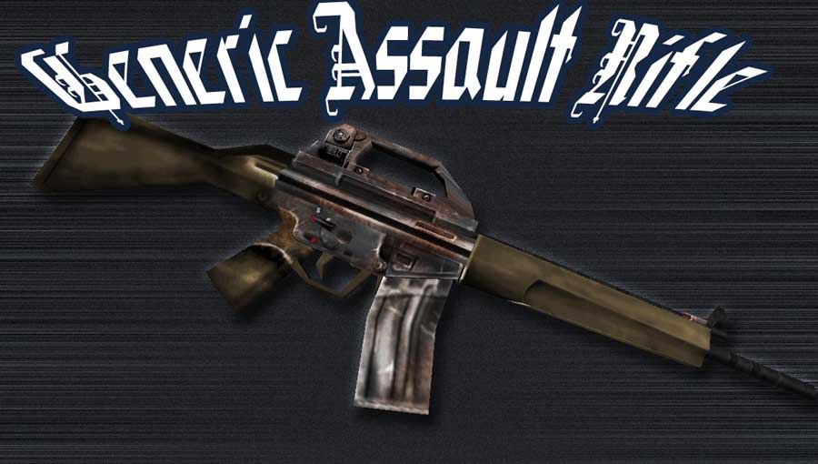 Скачать Модель Generic Assault Rifle для CS 1.6