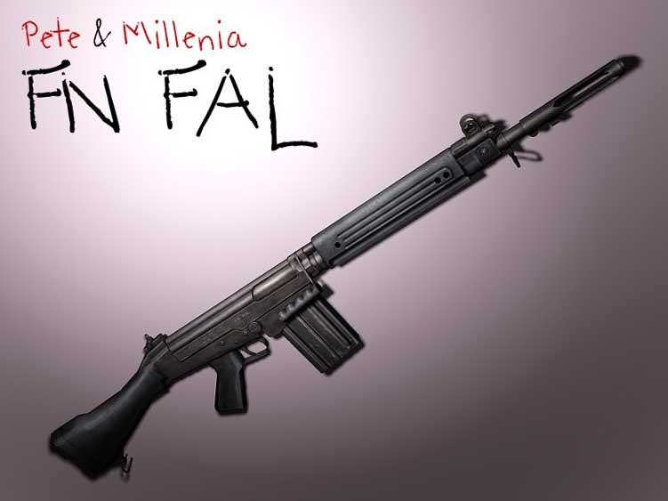 Скачать Модель Pete feat. Millenia - Fn Fal On Inter's CSGO для CS 1.6