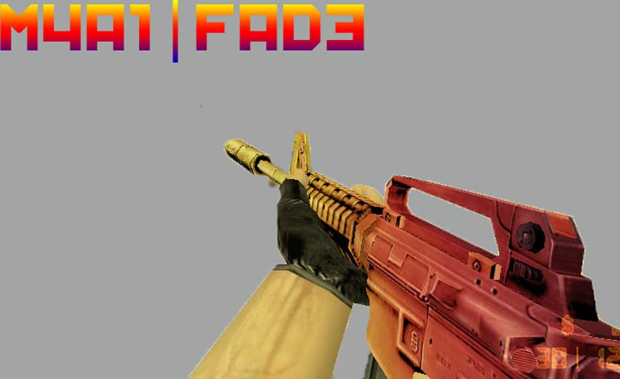 Скачать Модель M4A1 FADE для CS 1.6