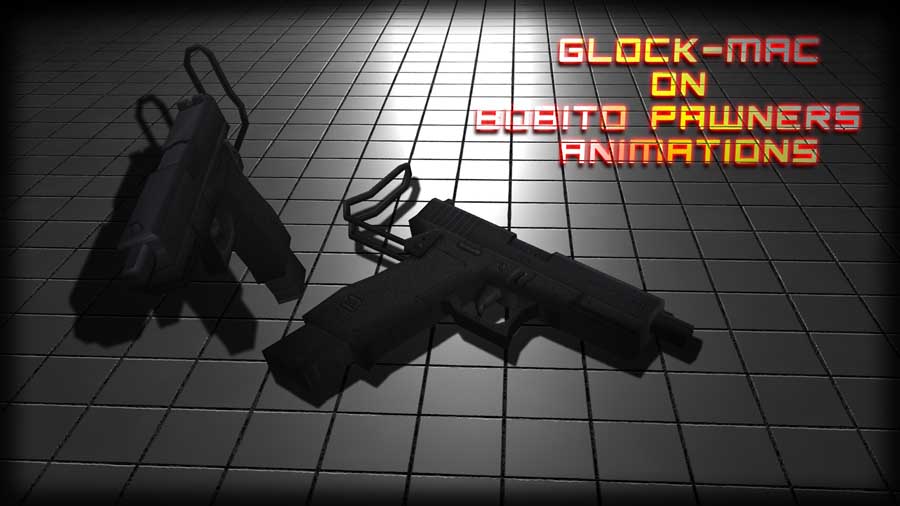 Скачать Модель Glock19-Mac on BP's Animations для CS 1.6