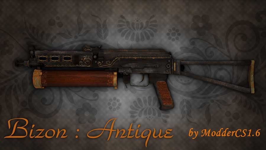 Скачать Модель PP-Bizon Antique для CS 1.6