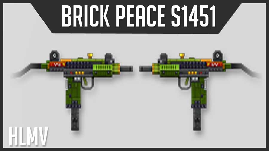 Скачать Модель CSO Brick Piece S1451 D-UZI Anims для CS 1.6