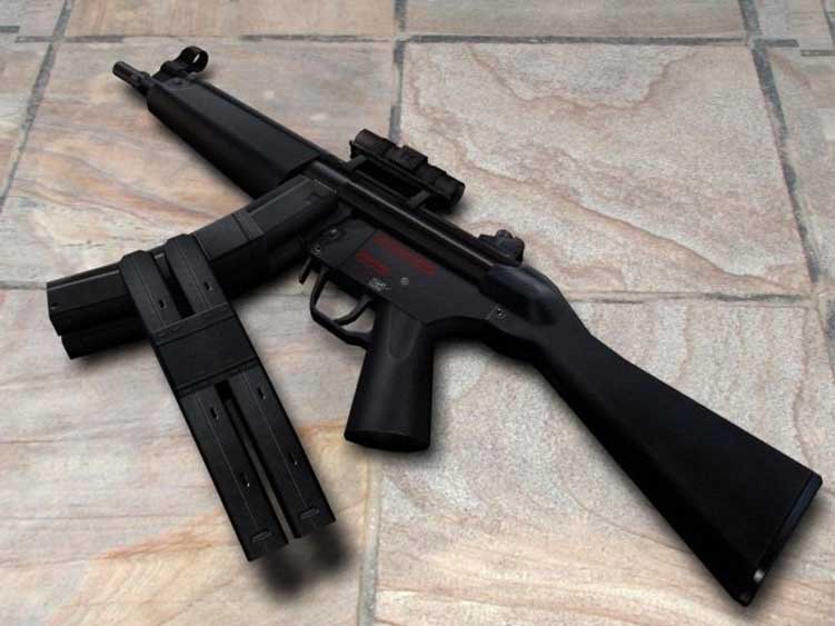 Скачать Модель MP5A4 Tactical для CS 1.6