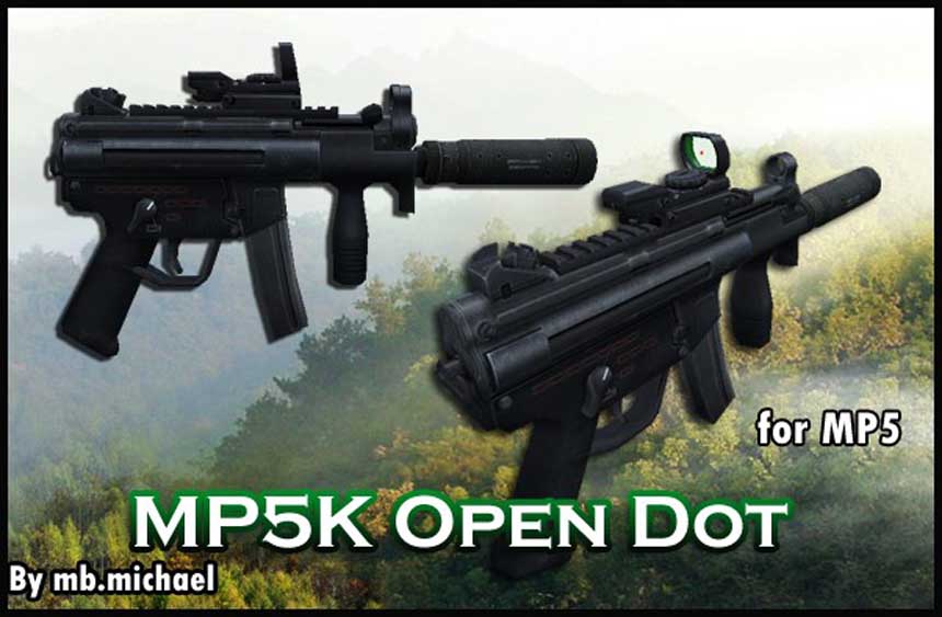 Скачать Модель MP5K Opendot для CS 1.6