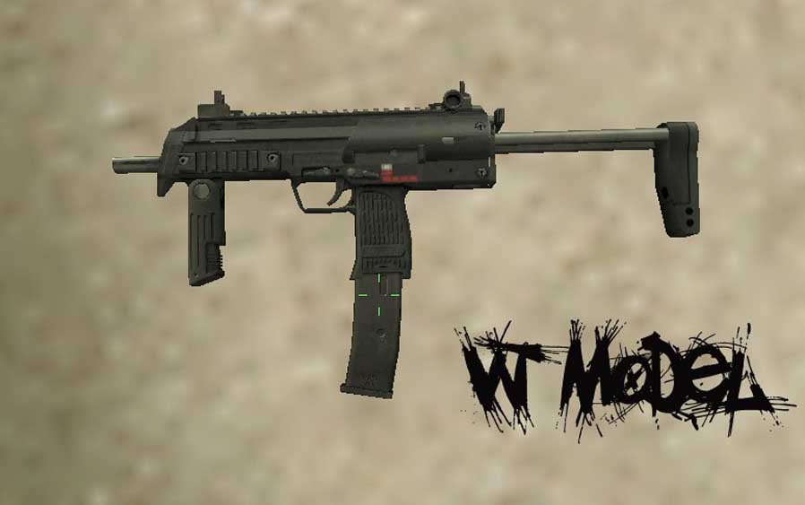 Скачать Модель mp7 from mp5 для CS 1.6