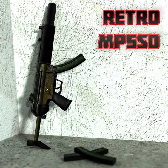 Скачать Модель Retro MP5SD для CS 1.6