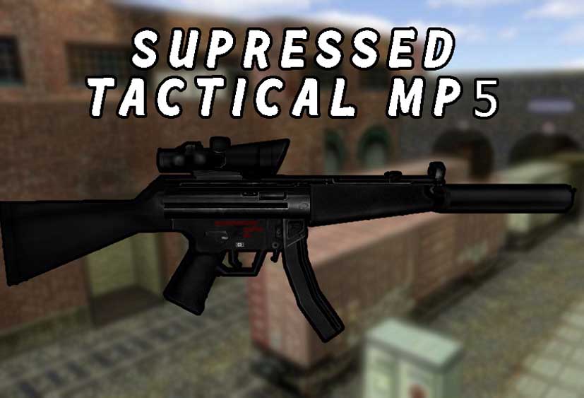 Скачать Модель Suppressed Tactical MP5 для CS 1.6