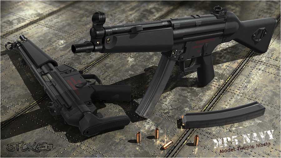 Скачать Модель Twinke Masta&Stoke MP5 для CS 1.6