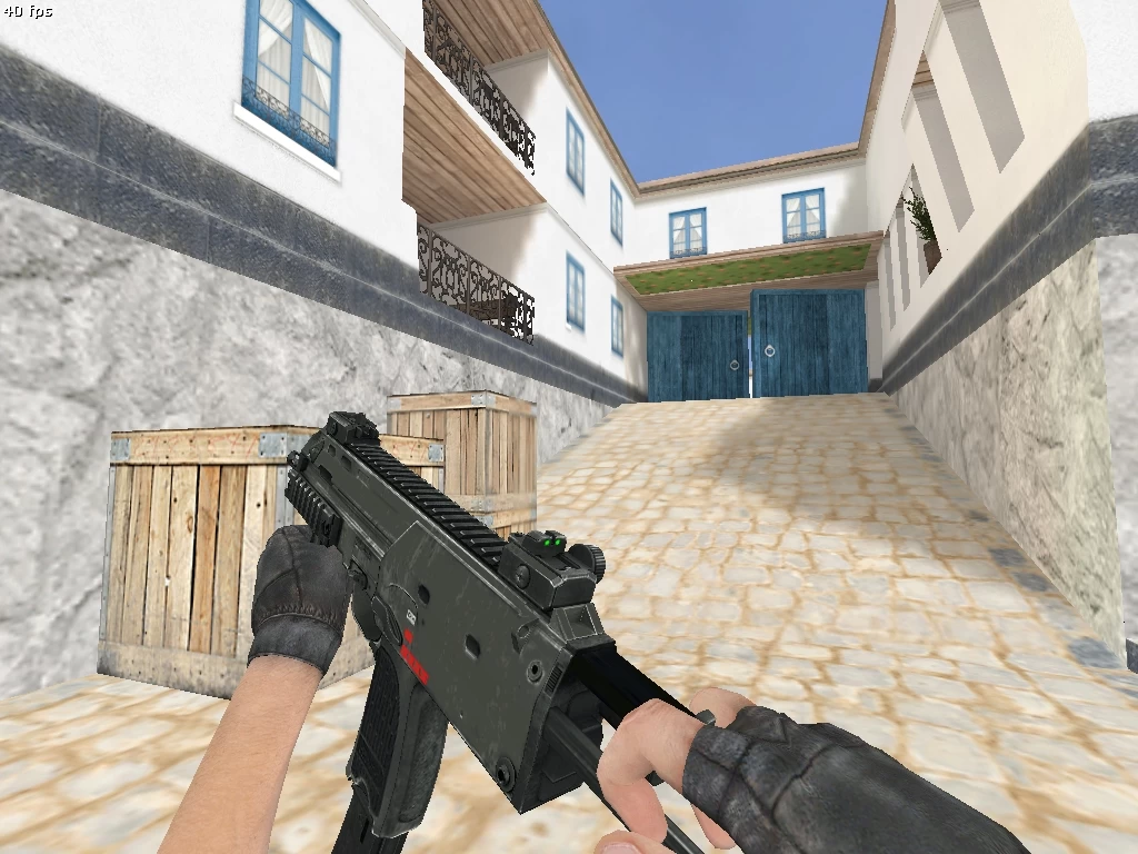 Скачать Модель Contract Wars MP7 Retextured для CS 1.6