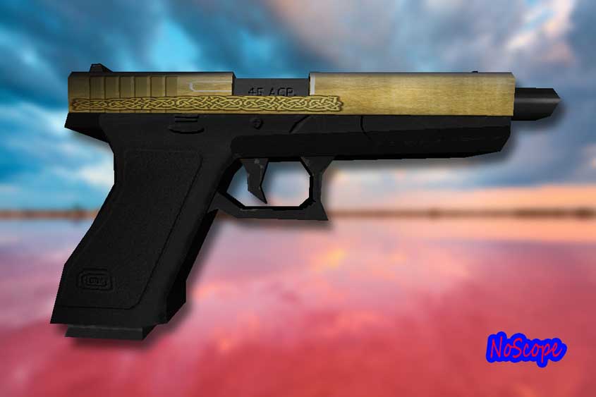 Скачать Модель Default Glock Lore + new animations для CS 1.6