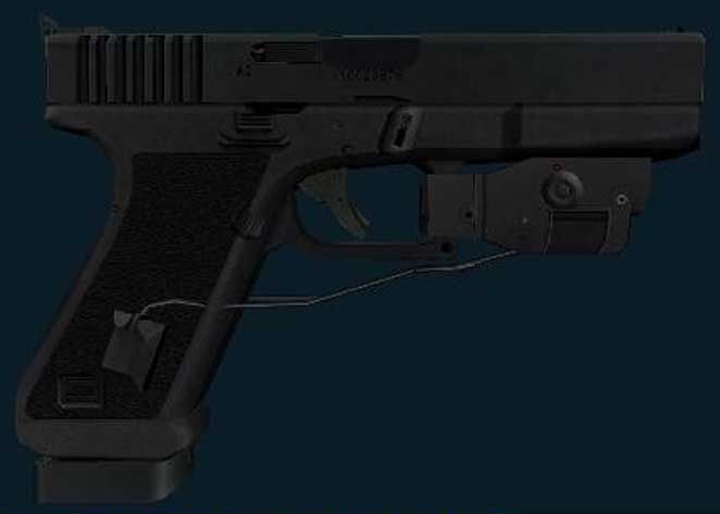 Скачать Модель Glock 18 w laser для CS 1.6