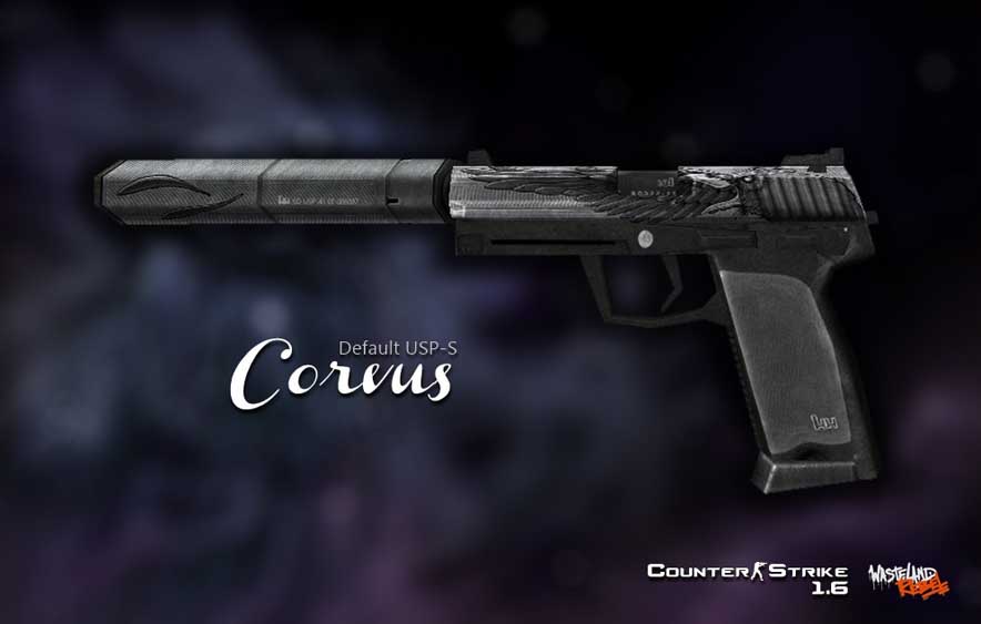 Скачать Модель Default USP-S Corvus для CS 1.6