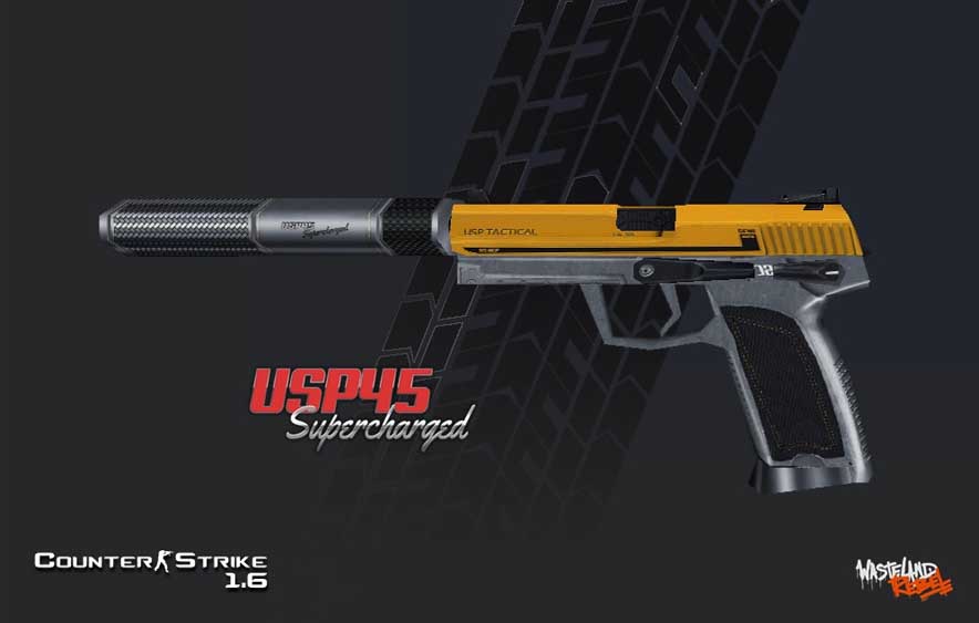 Скачать Модель Default USP-S Fuel Injector для CS 1.6