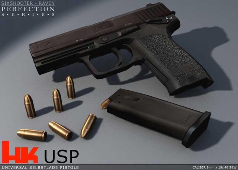 Скачать Модель HK USP 9 -Perfection Series- для CS 1.6