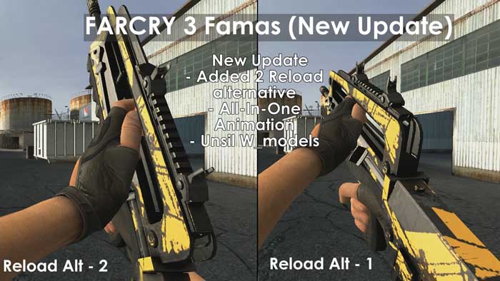 Скачать Модель FAMAS «Farcry 3» для CSS