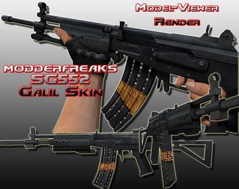 Скачать Модель Galil «Modderfreak's SG552» для CSS