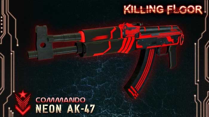 Скачать Модель AK-47 «Killing Floor AK47 'NEON'» для CSS