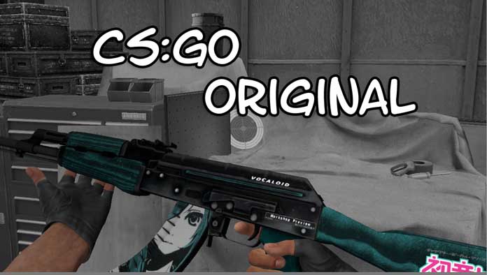 Скачать Модель AK-47 «Miku» для CSS