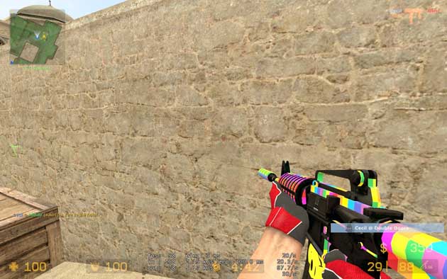 Скачать Модель M4A1 «Rainbow Satisfaction» для CSS