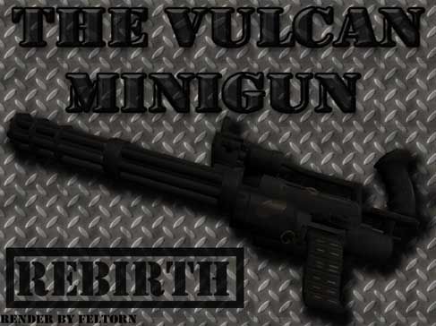 Скачать Модель M249 «Black Vulcan Minigun Rebirth» для CSS