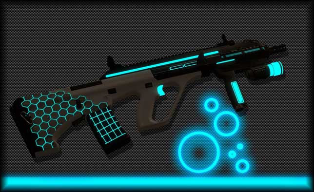 Скачать Модель Steyr Aug «A3 NEON PACK» для CSS