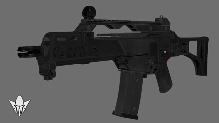 Скачать Модель SIG-552 «H&K G36C» для CSS