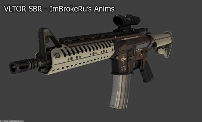 Скачать Модель SIG-552 «ImBrokeRU's VLTOR SBR Animations» для CSS