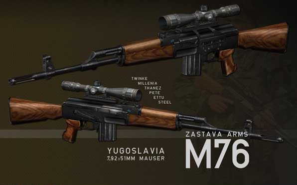 Скачать Модель G3SG-1 «Zastava Arms M76 Updated» для CSS