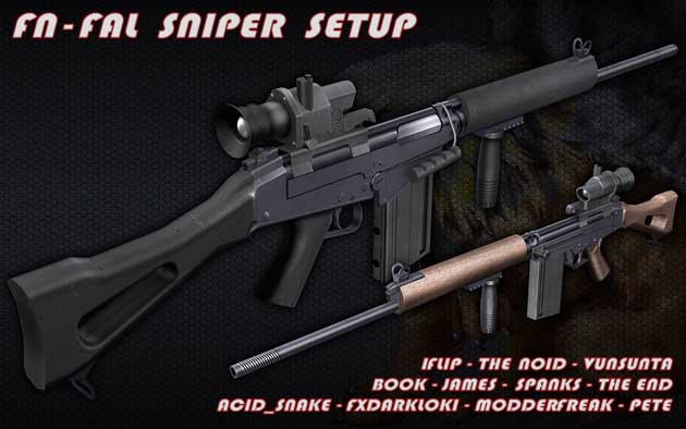 Скачать Модель G3SG-1 «FN-FAL Sniper Setup» для CSS