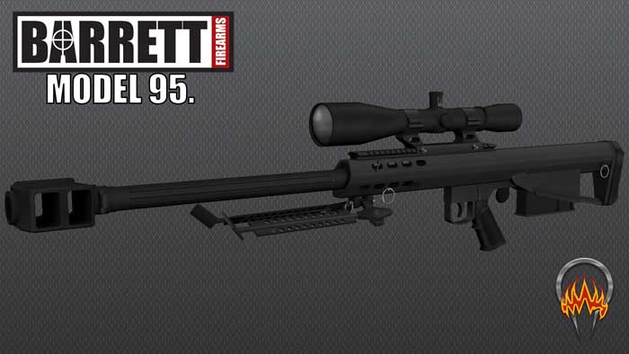 Скачать Модель AWP «Barrett Model 95» для CSS