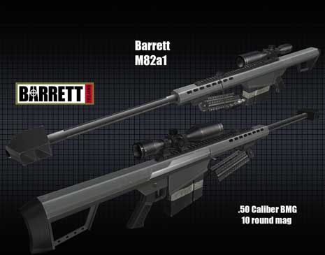 Скачать Модель AWP «Barret M82A1» для CSS