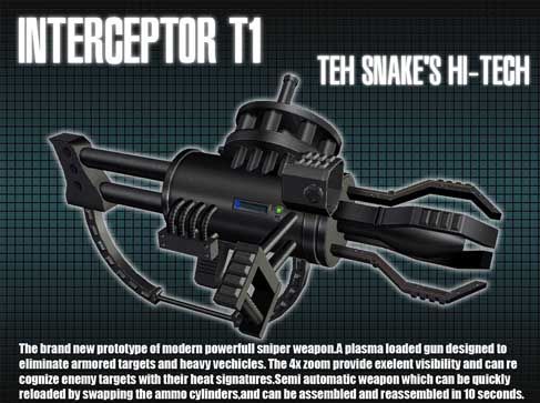 Скачать Модель AWP «Interceptor T1» для CSS