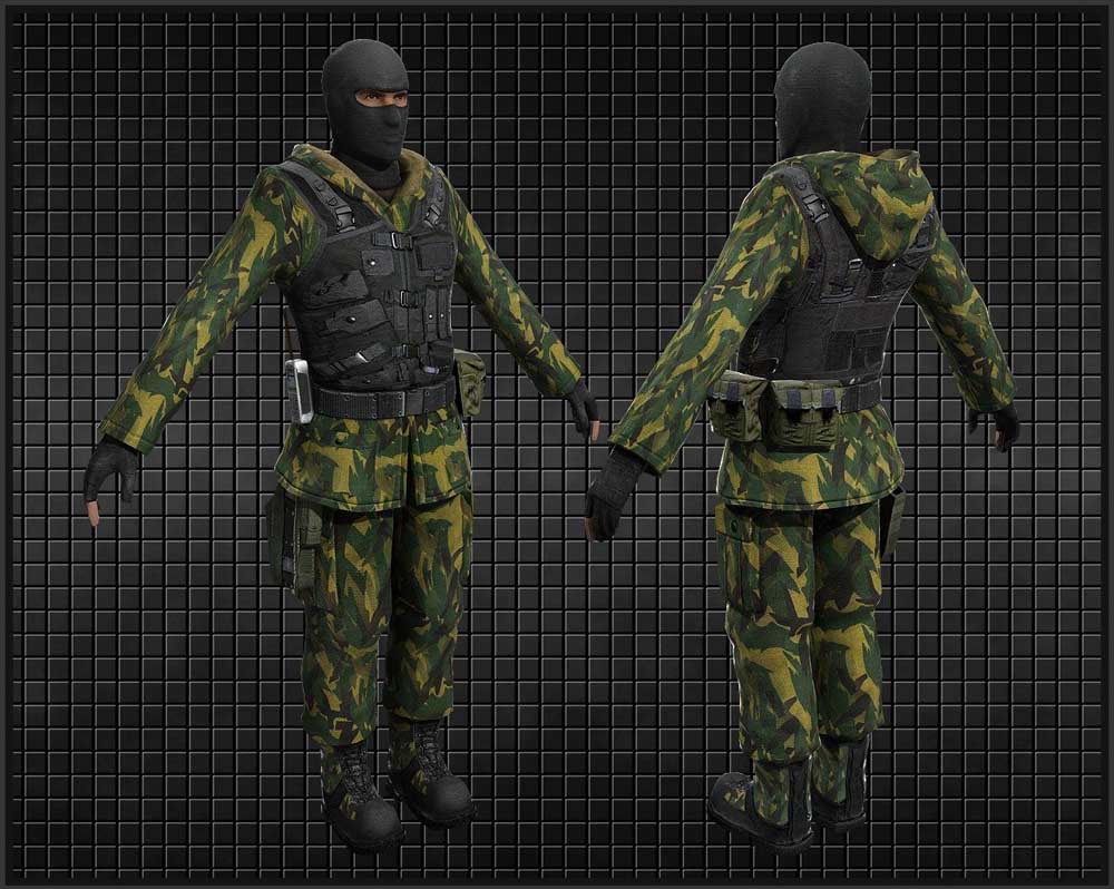 Скачать Модель Arctic «Russian Woodland Camo Terrorist» для CSS