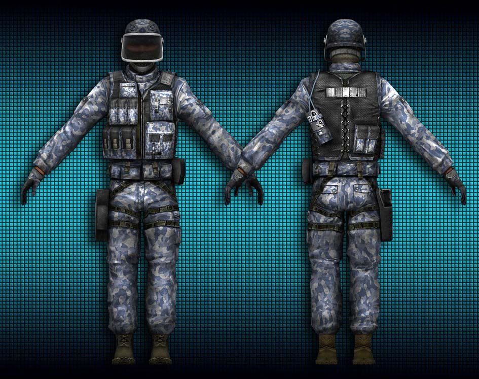 Скачать Модель GIGN «Arctic Camo» для CSS