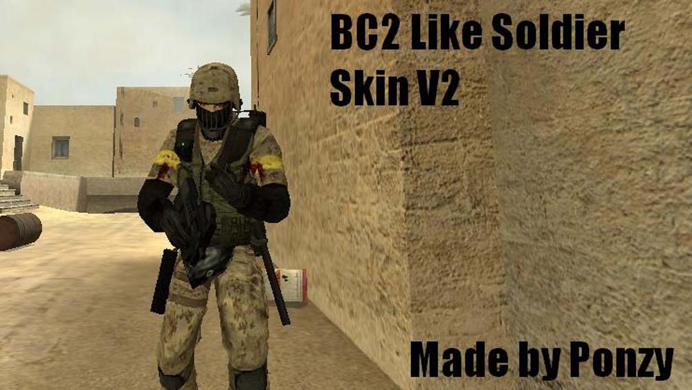 Скачать Модель GSG9 «BC2 Like Soldier V2» для CSS