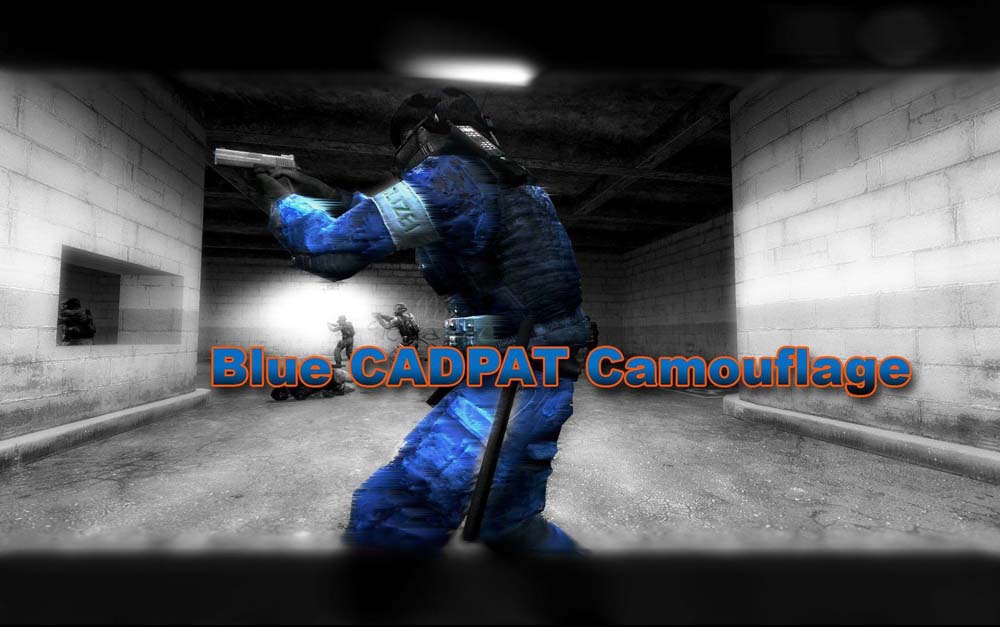 Скачать Модель GSG9 «Blue CADPAT Camo» для CSS