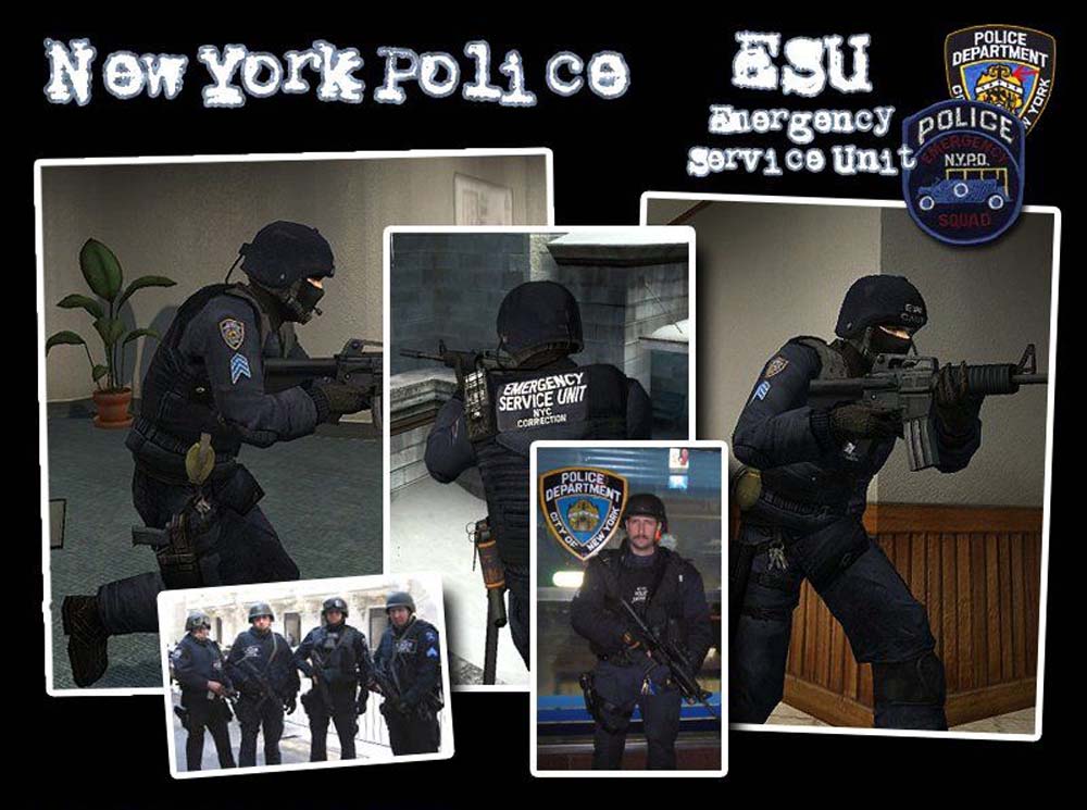 Скачать Модель GSG9 «New York Police Departament» для CSS