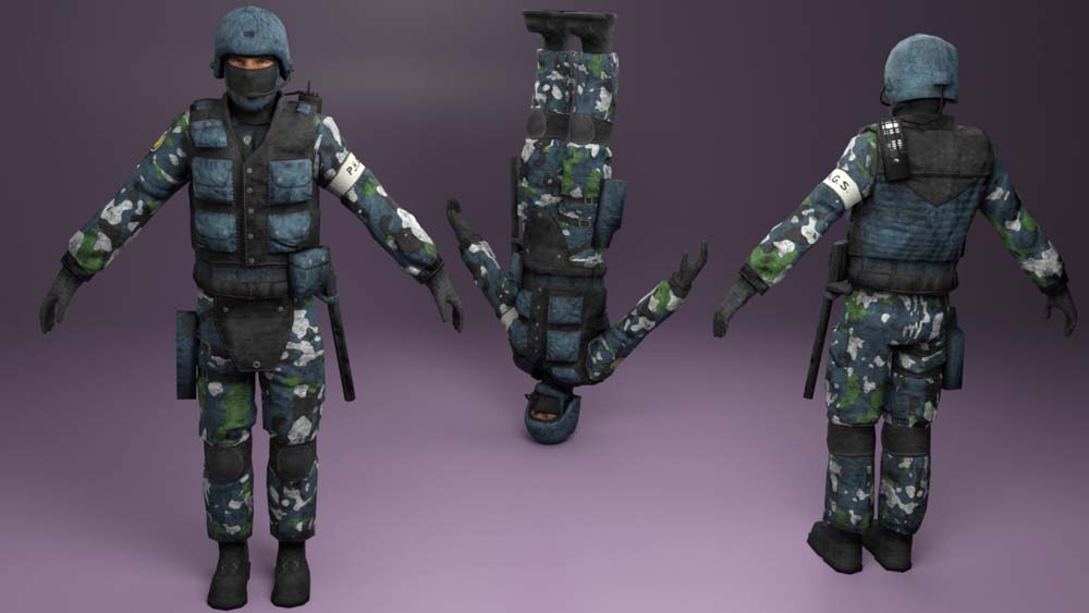 Скачать Модель GSG9 «Police x Hostage» для CSS