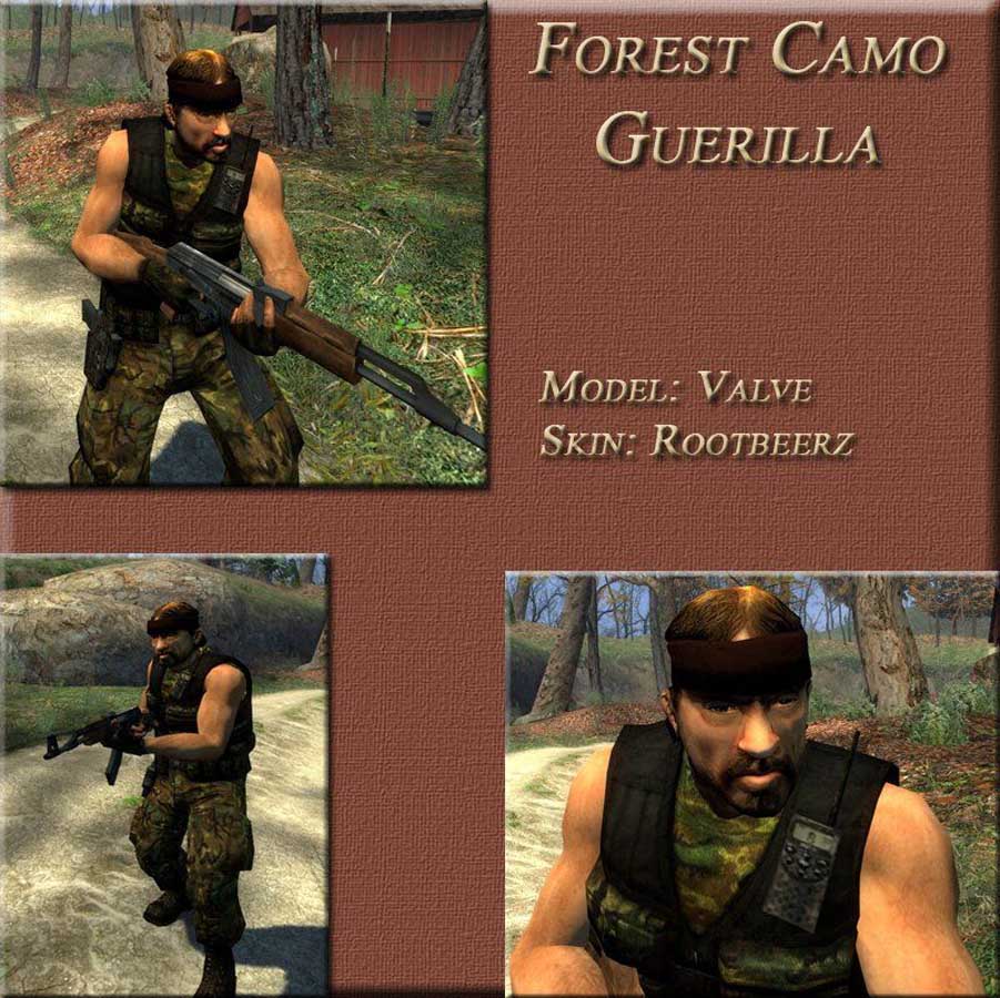 Скачать Модель Guerilla «Forest Camo» для CSS