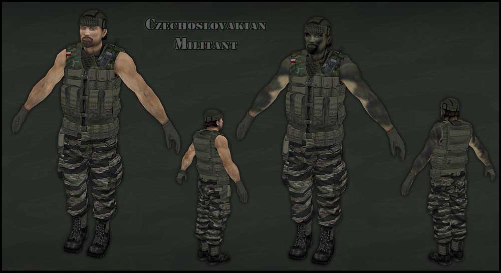 Скачать Модель Guerilla «Czechoslovakian Militant» для CSS