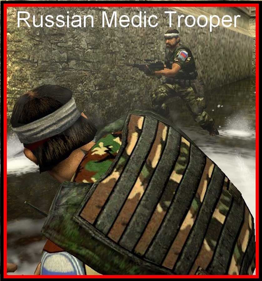 Скачать Модель Guerilla «Russian Medic Trooper» для CSS