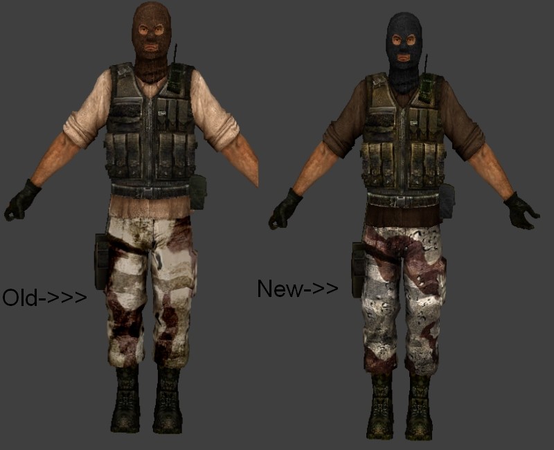 Скачать Модель Phoenix «Desert Camo REMASTERED» для CSS