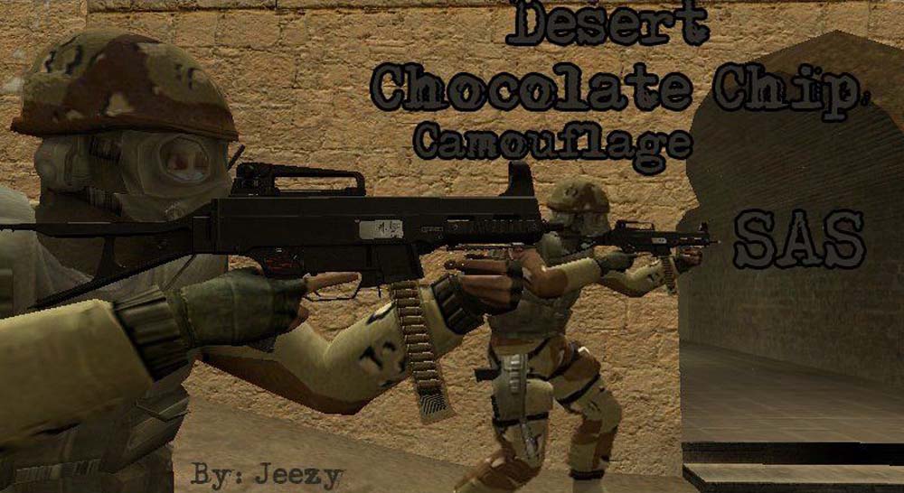 Скачать Модель SAS «Desert Chocolate Chip Camo» для CSS