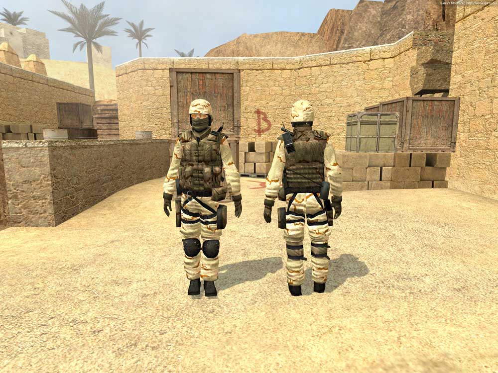 Скачать Модель Urban «FireMade's Desert Forces» для CSS