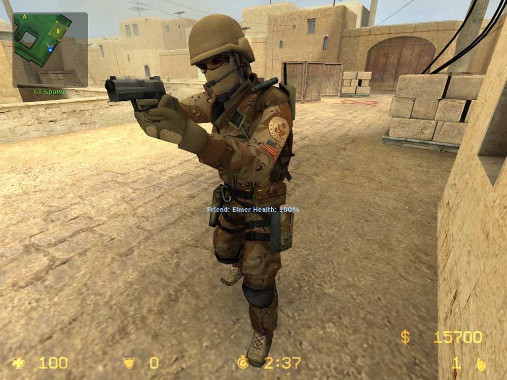 Скачать Модель Urban «Default with Desert CAMO (BETA 0.1)» для CSS