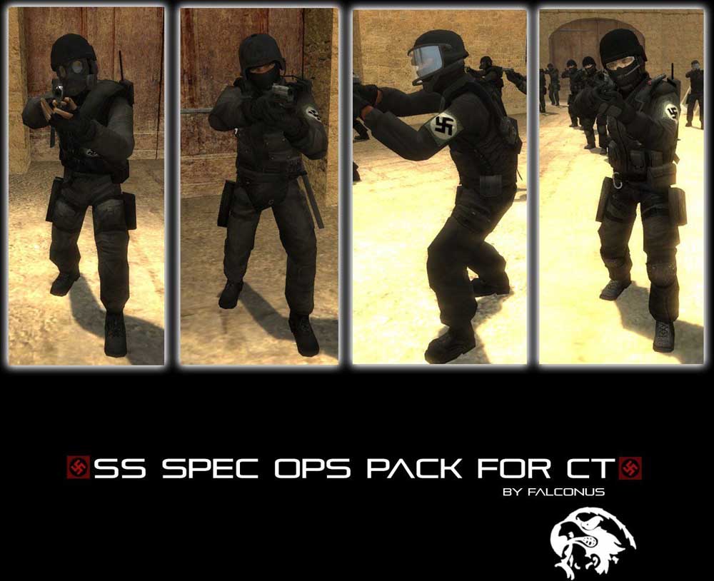 Скачать Пак моделей CT «Falcon's SS Spec Ops Pack» для CSS