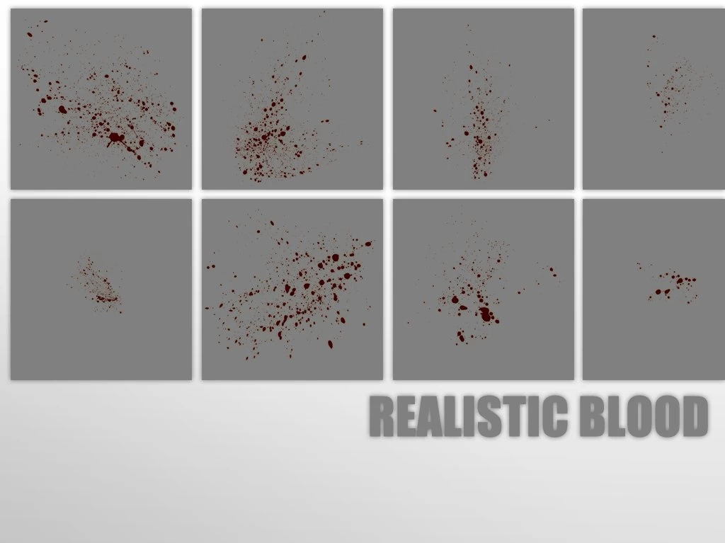 Скачать Realistic blood (no flesh)